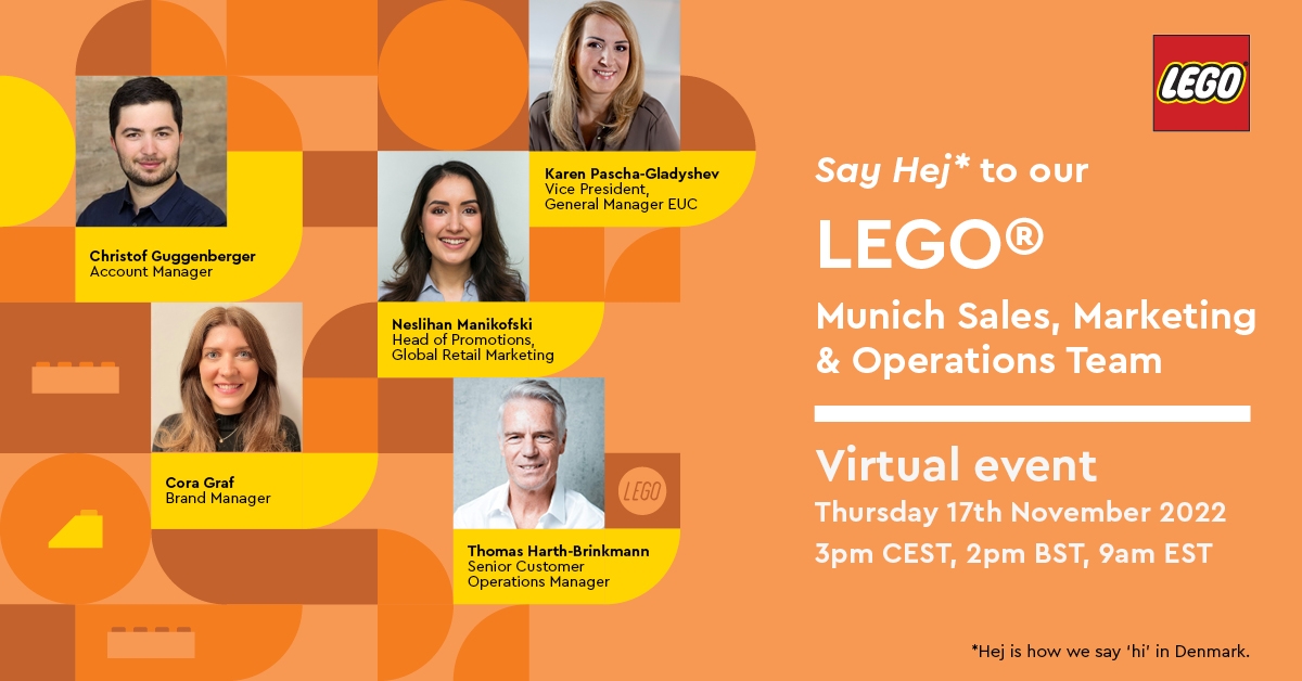 Agurk genopretning Pind Say Hej to our LEGO® Munich Sales, Marketing & Operations Team - Careers -  LEGO.com