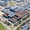 An aerial view of a large factory in Billund, Denmark