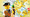 An artist LEGO minifigure on a map