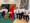 LEGO colleagues standing in a line smiling for a group shot
