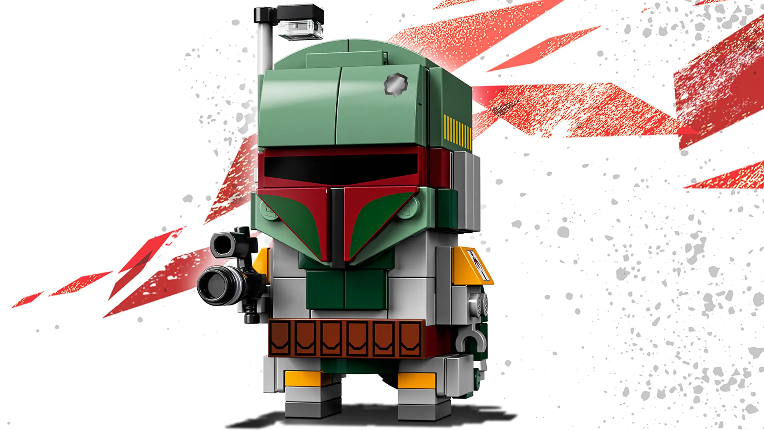 LEGO Brickheadz - 41629 Boba Fett - Build a LEGO Brickheadz version of the bounty hunter Boba Fett from the movie Star Wars: Episode V The Empire Strikes Back and display on a baseplate.