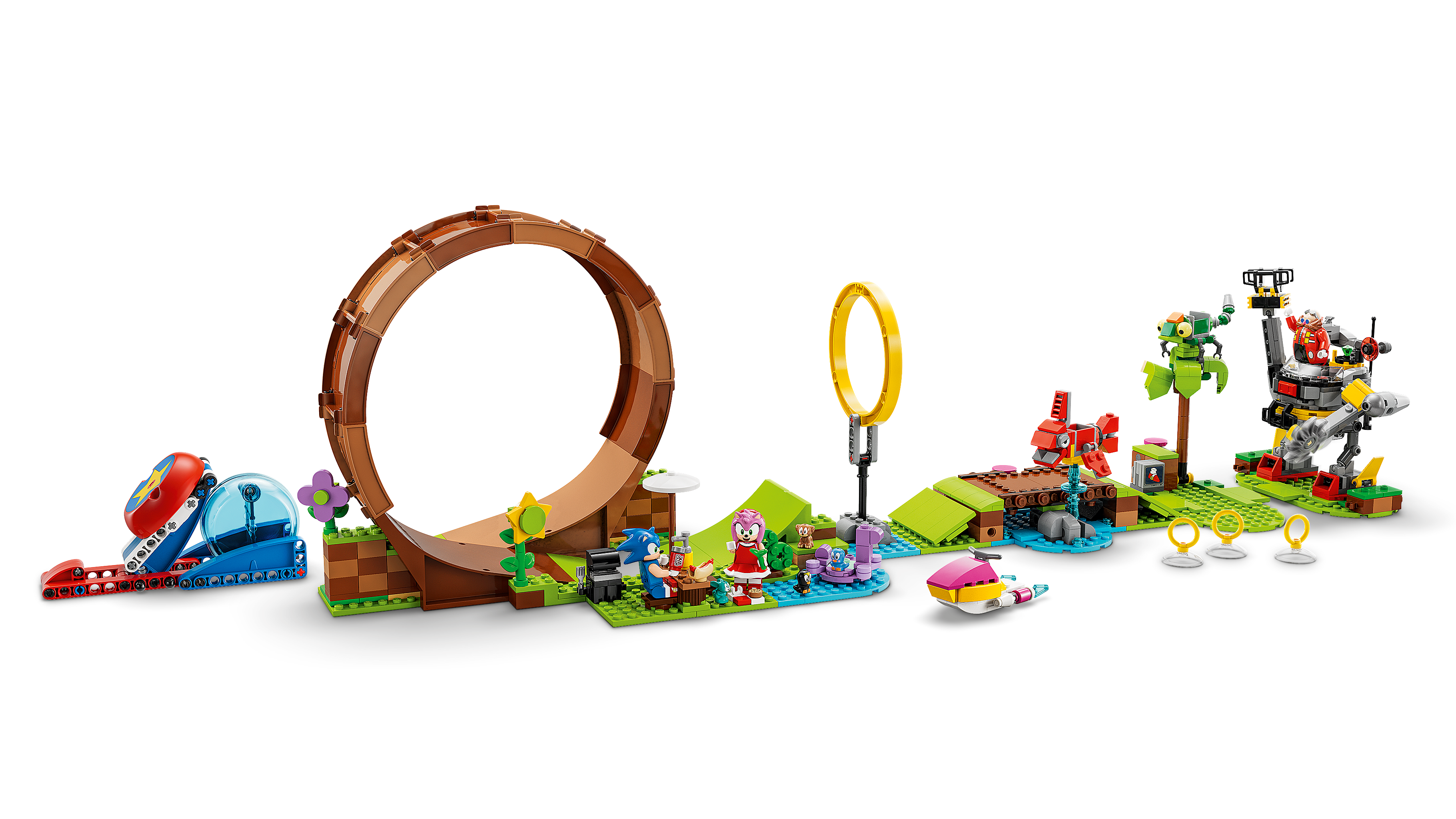 Desafio de Looping da Zona de Green Hill Lego Sonic The Hedgehog - Fátima  Criança