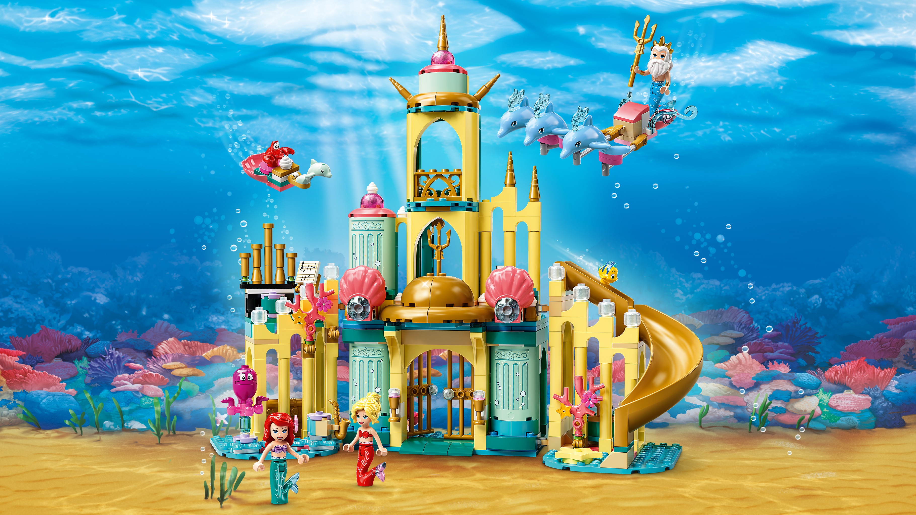 アリエルの海のお城 43207 - レゴ® |ディズニーセット - LEGO.comキッズ