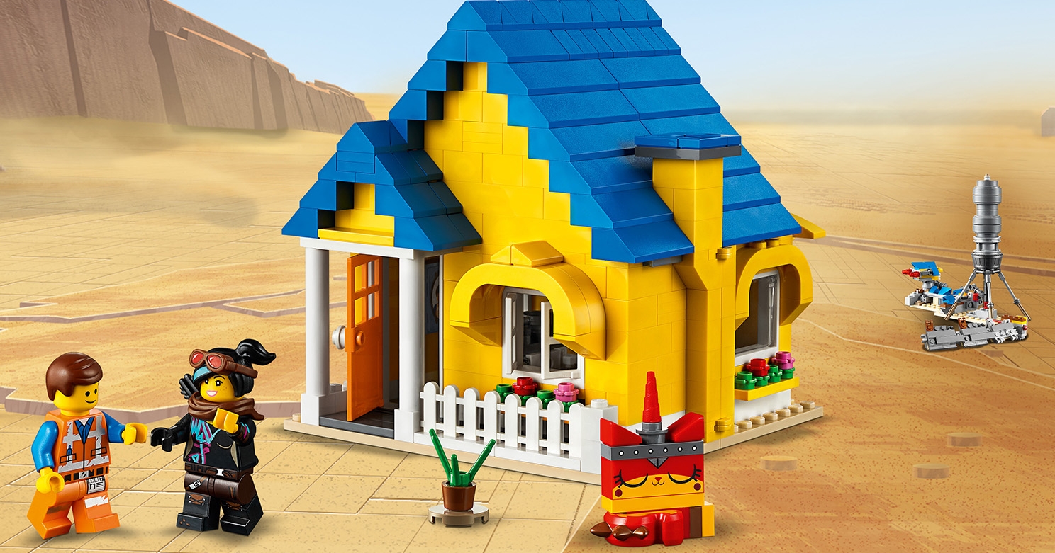 LEGO The Movie 2 Emmet's Dream House/Rescue Rocket! 70831 Kit de  construcción, casa de juguete de simulación para niños a partir de 8 años  (706