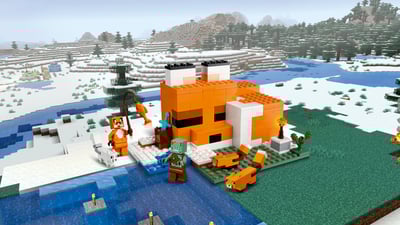 The Fox Lodge Lego Minecraft 系列盒組 Lego Com 兒童專區