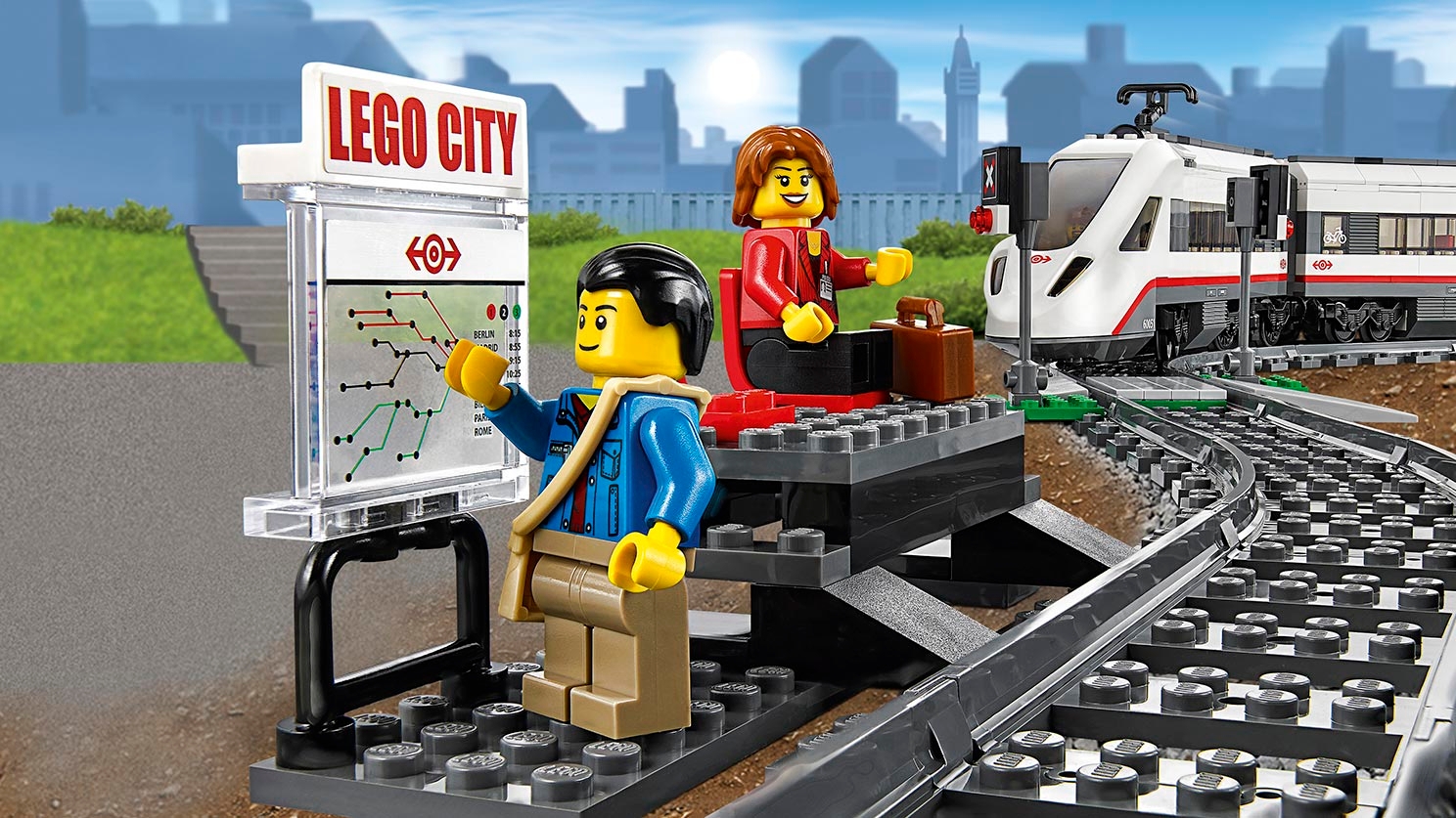 NEU Bauanleitung Teil 2 Lok LEGO CITY EISENBAHN aus City Eisenbahn 60051 