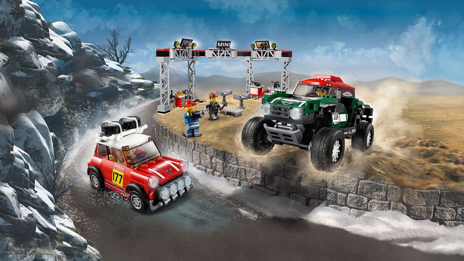Ekspression vejr Manchuriet 1967 Mini Cooper S Rally and 2018 MINI John Cooper Works Buggy 75894 - LEGO®  Speed Champions Sets - LEGO.com for kids