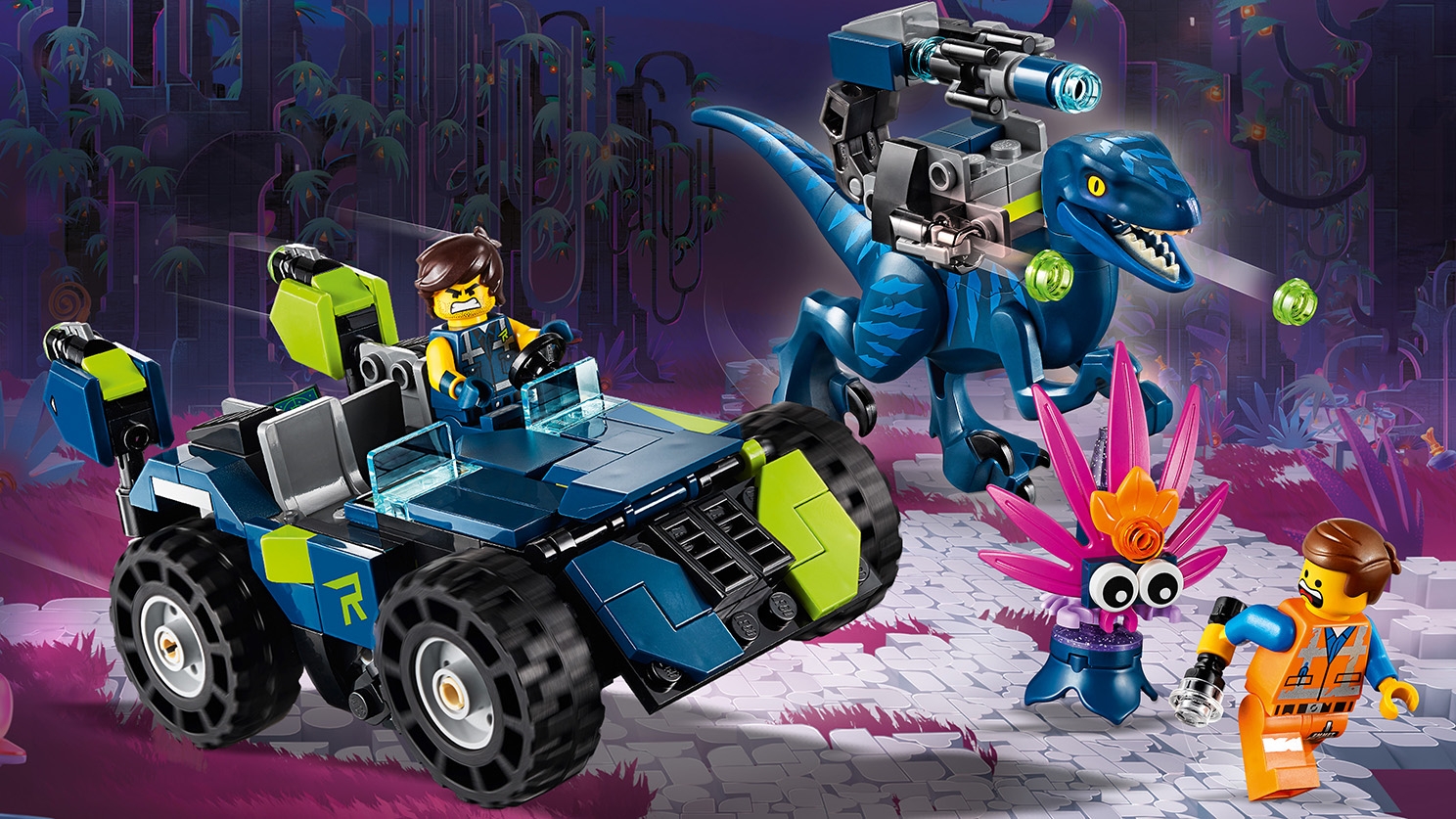 LEGO Movie 2 Rex's Rex-treme Offroader VEHICLE ONLY split from set 70826 