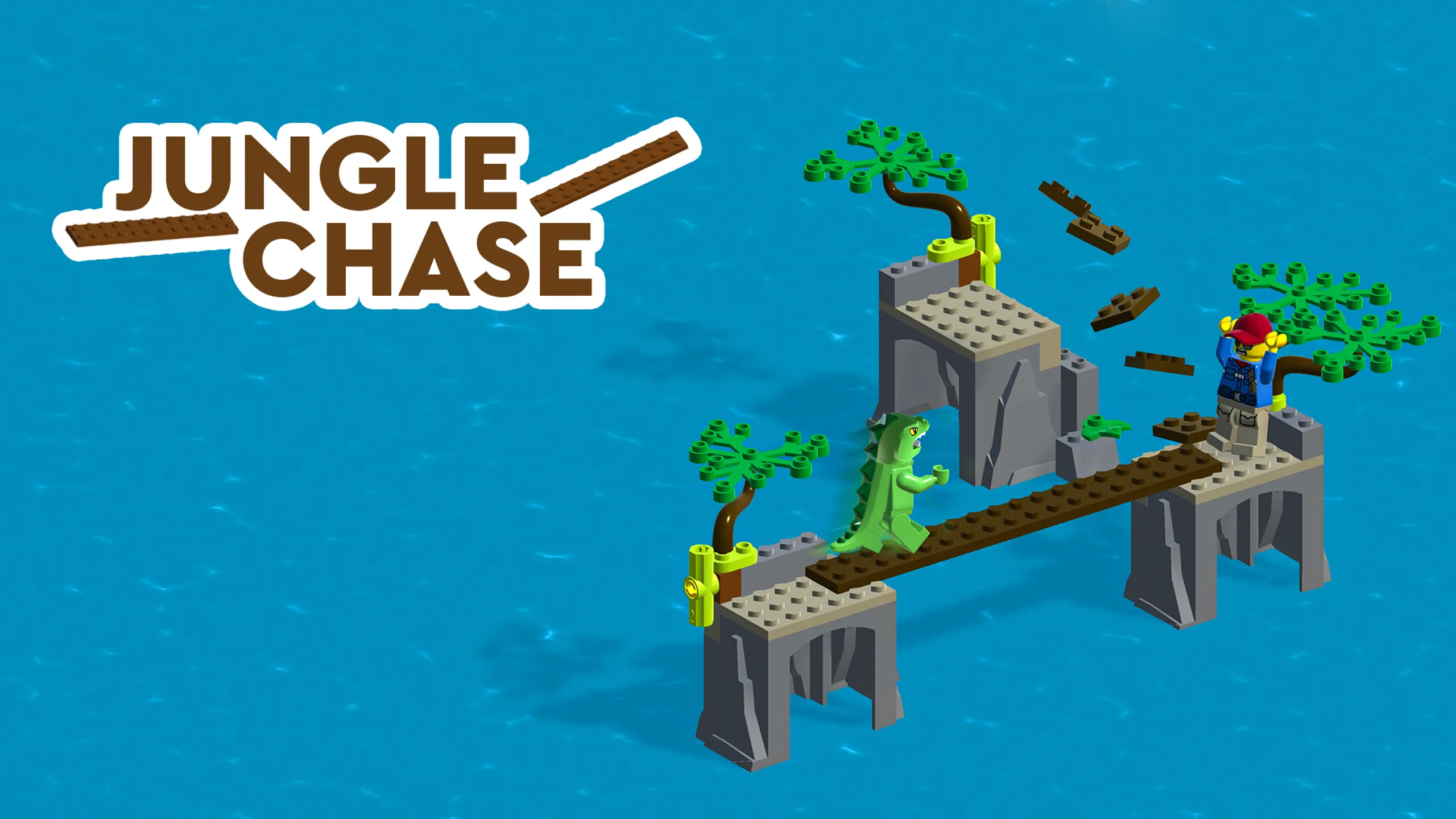 Joue à Jungle Chase et construis ton chemin vers la sortie !