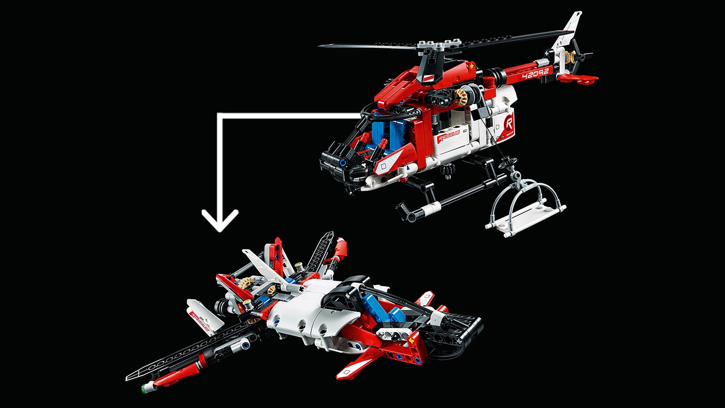 Risikabel skjule huh Rescue Helicopter 42092 - LEGO® Technic Sets - LEGO.com for kids