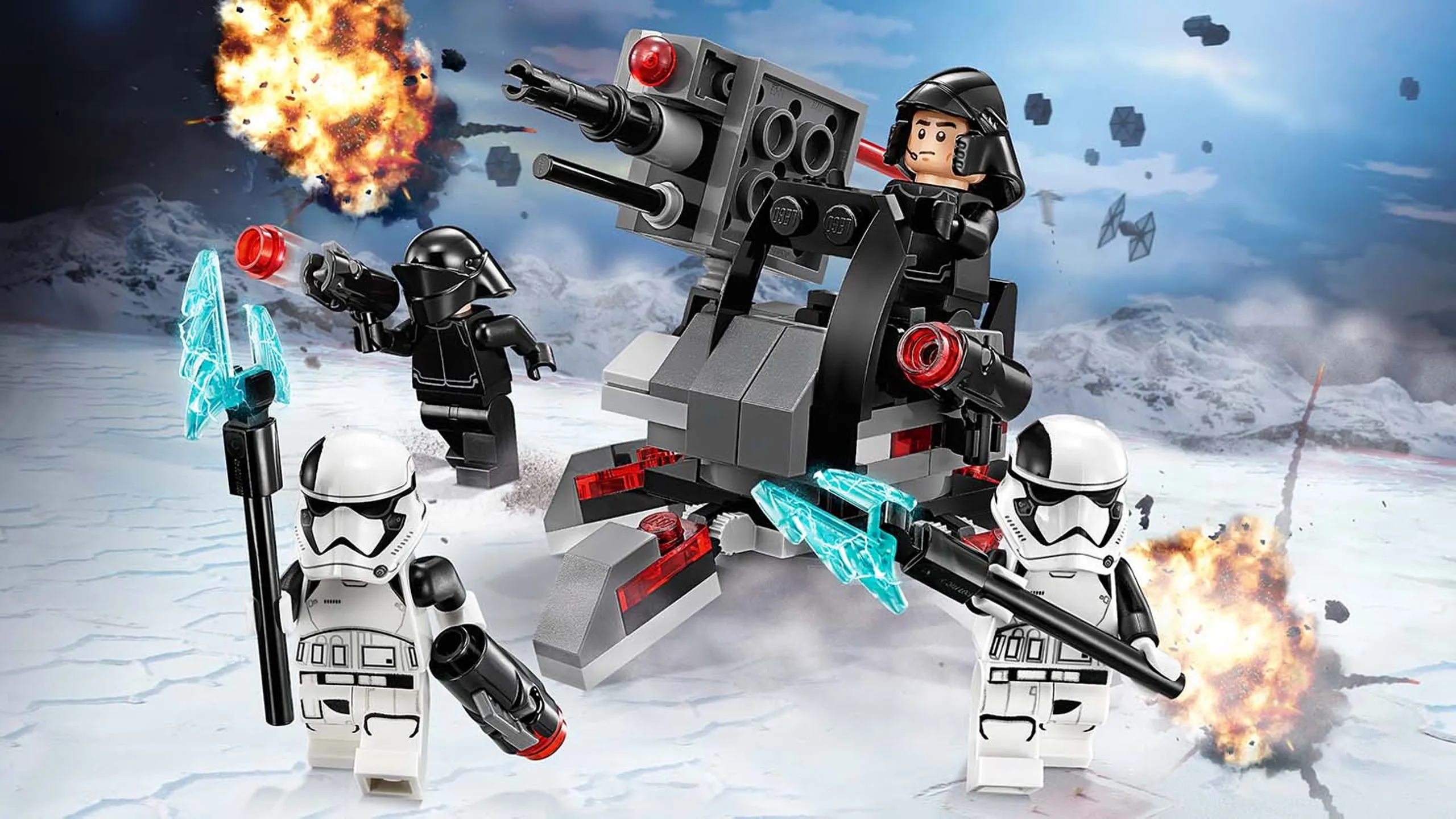LEGO Star Wars First Order Specialists Battle Pack - 75197 - An army of Stormtroopers led by The First Order Gunner is going into battle.