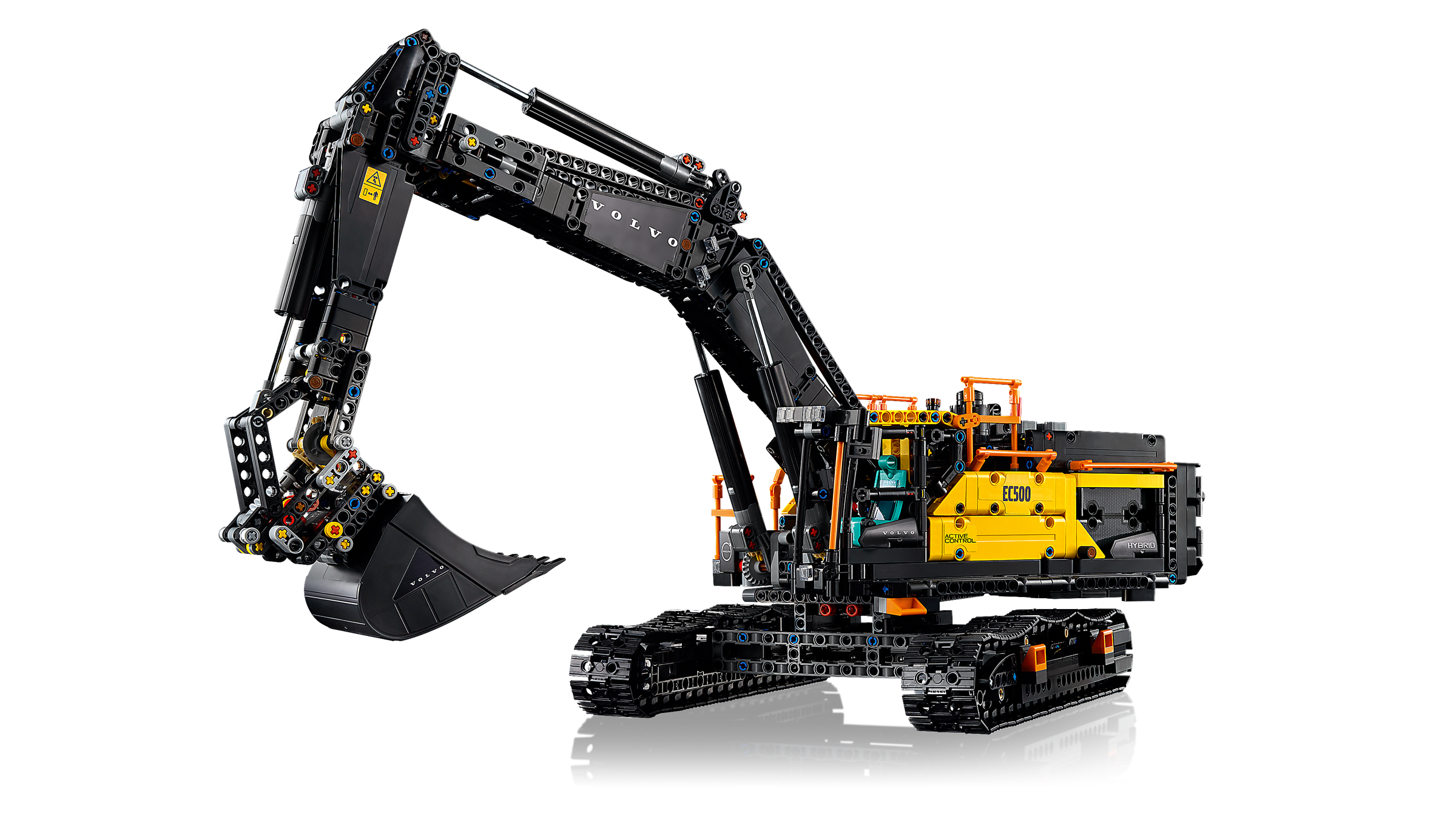 LEGO Pelleteuse Volvo EC500 hybride 42215, vue officielle du set