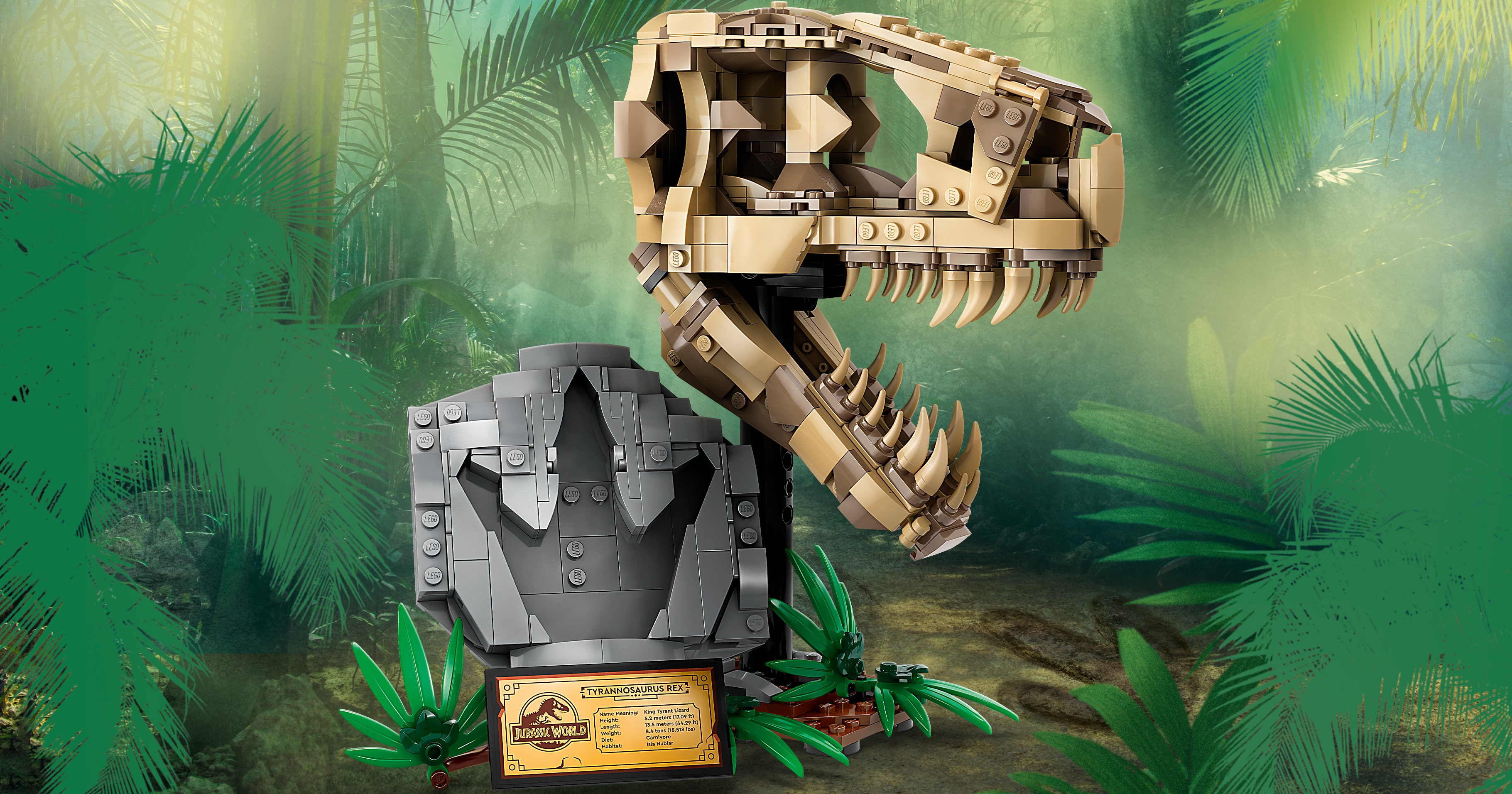 LEGO® Jurassic World™ Dinosaur Fossils: T. rex Skull – AG LEGO