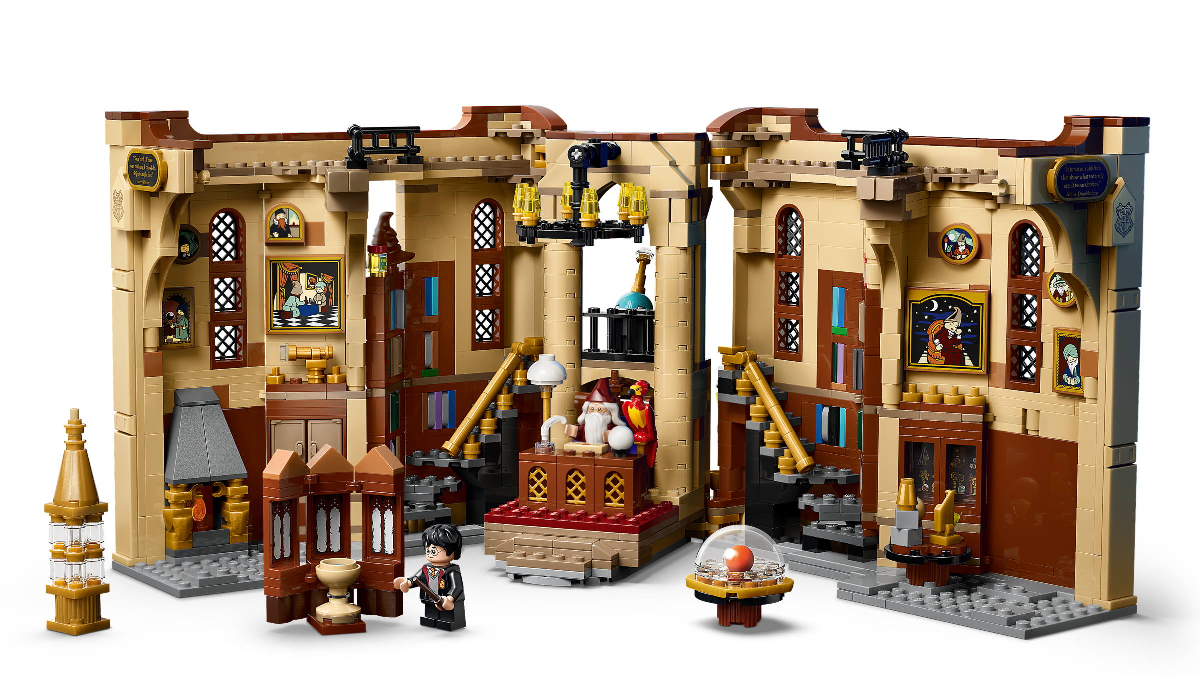 LEGO Book Nook : le bureau de Dumbledore 76478, vue officielle du set