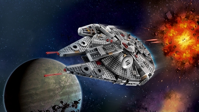 Y equipo término análogo bruja Halcón Milenario 75257 - Sets LEGO® Star Wars™ - LEGO.com para niños