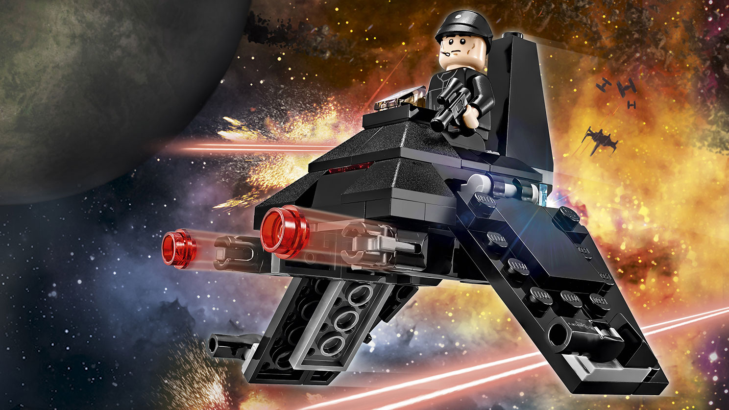 Pilot Set 75163 New! LEGO STAR WARS Microfighters Krennic's Imperial Shuttle 