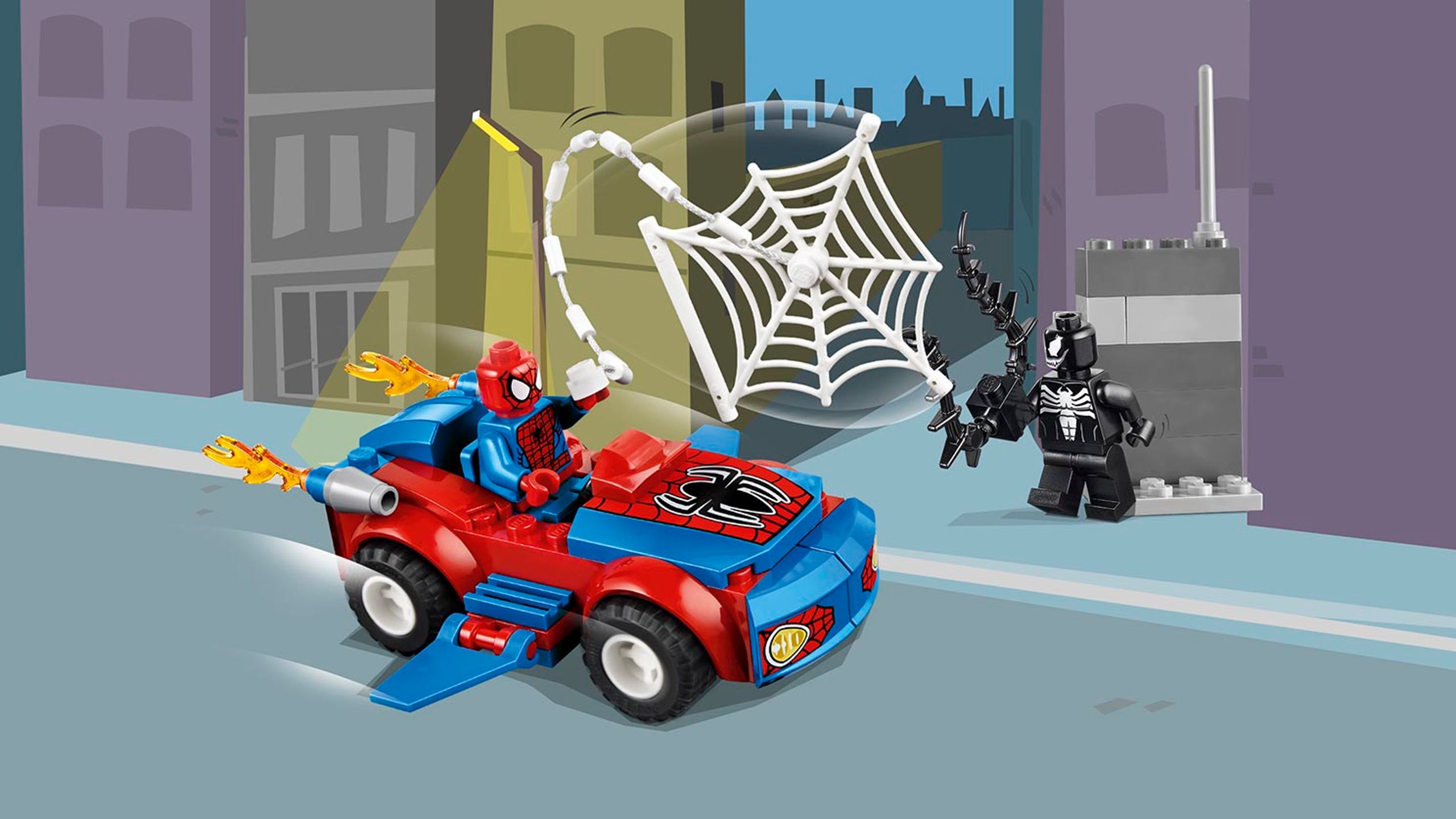 Spider-Man™: Spider-Car Verfolgung - Videos - LEGO.com für Kinder