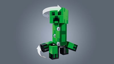 マインクラフト ビッグフィグ クリーパー とヤマネコ レゴ マインクラフト セット Lego Comキッズ