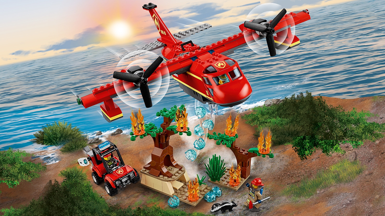 消防飛行機 60217 - レゴ®シティ セット - LEGO.comキッズ