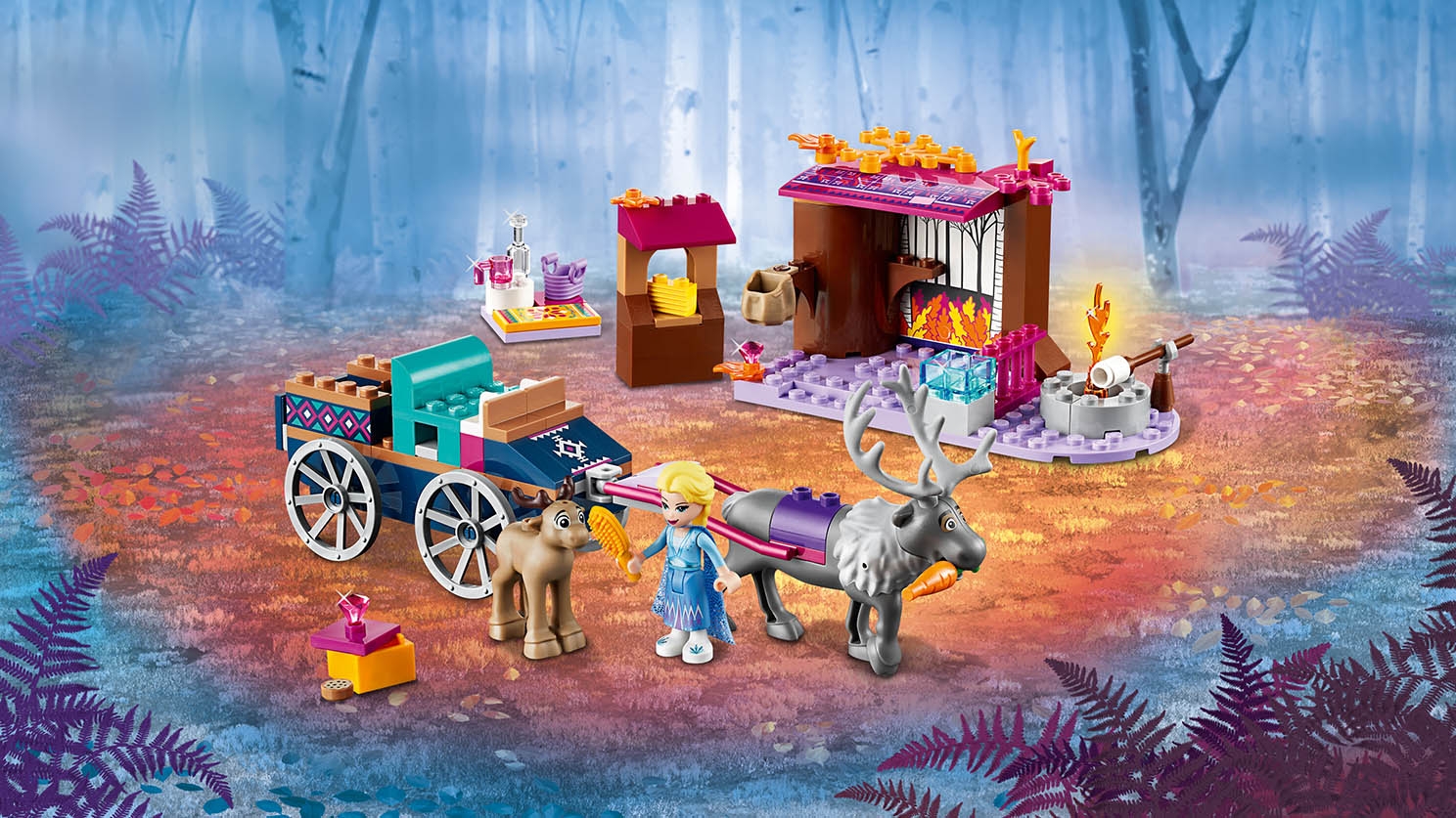 Lego l disney la reine des neiges 2 - 41166 - l'aventure en traineau d'elsa  - La Poste