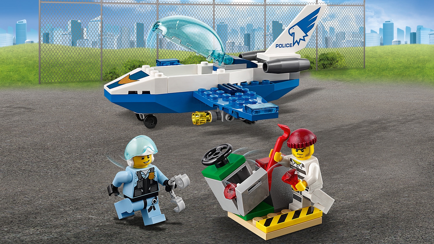Lego City Patrulla De Policía cielo Jet 60206 