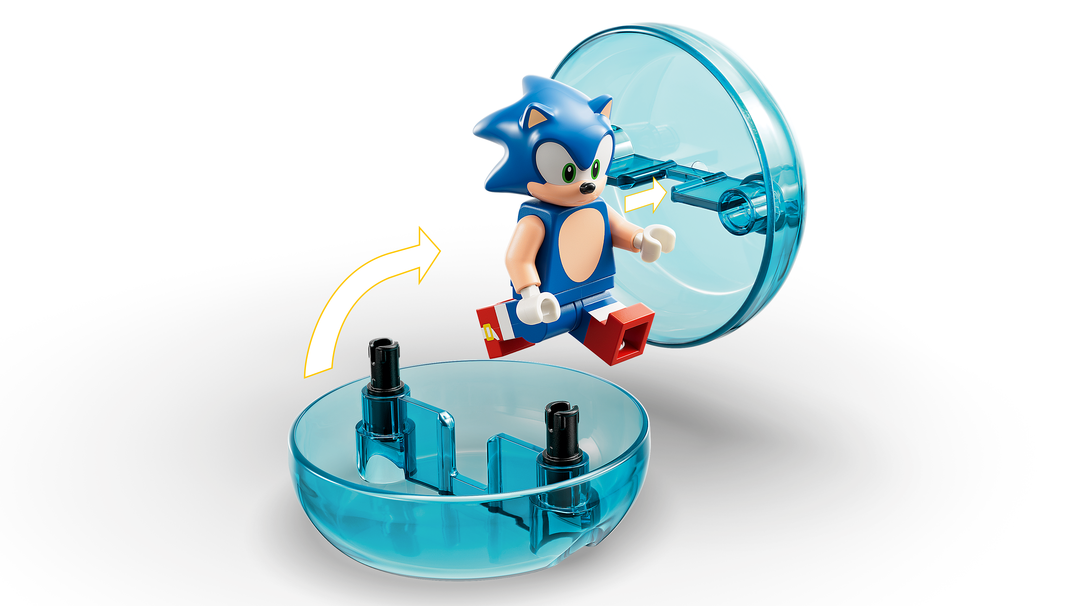 LEGO Sonic The Hedgehog Sonic vs. Dr. Eggman's Death Egg Robot Building Toy  for Sonic Fans and 8 Year Old Gamers, Includes Speed Sphere and Launcher