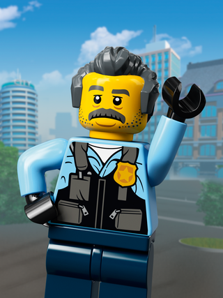 Sam Grizzled - Personajes LEGO® City -
