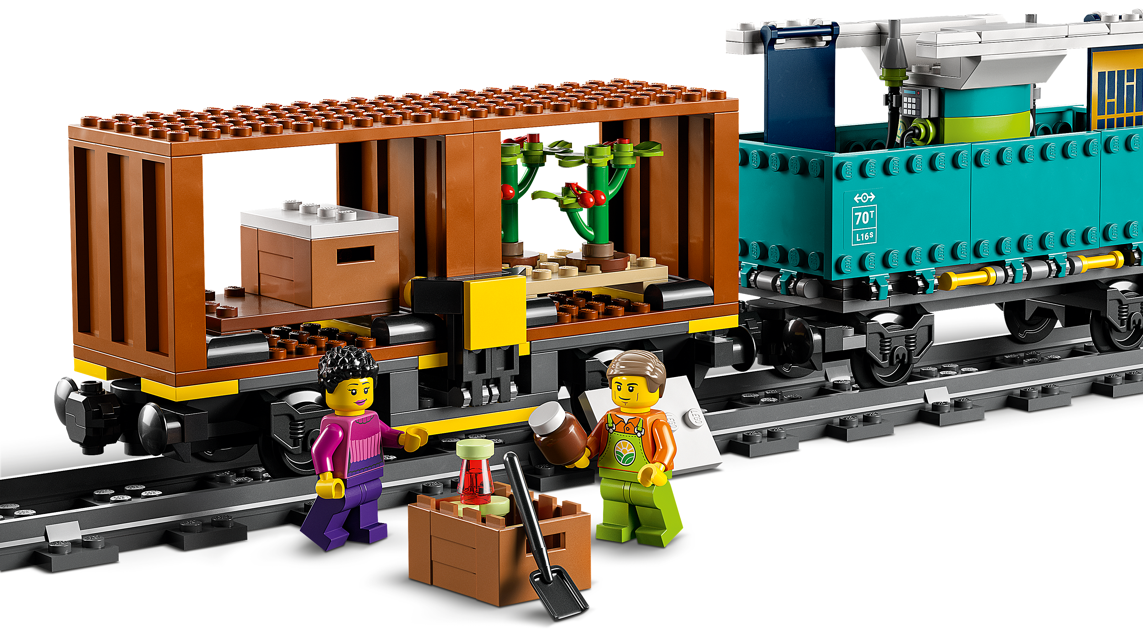 レゴ() シティ 貨物列車 60336 おもちゃ ブロック プレゼント 電車 で