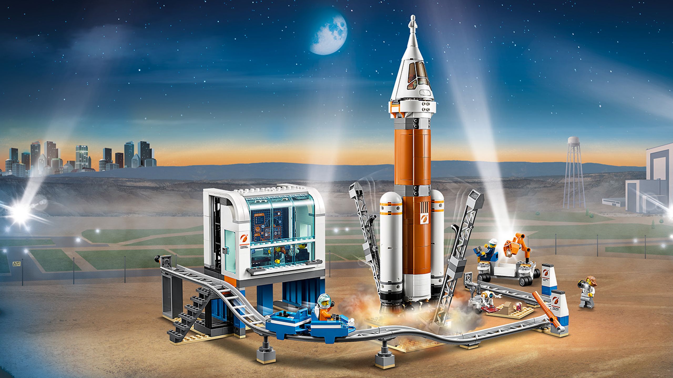 超巨大ロケットと指令本部 - ビデオ - LEGO.comキッズ