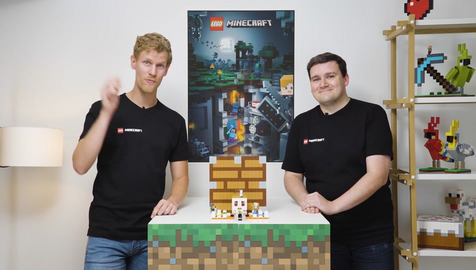 BRANDNEU und SELTEN Lego Minecraft Enderman mit Schnee Block