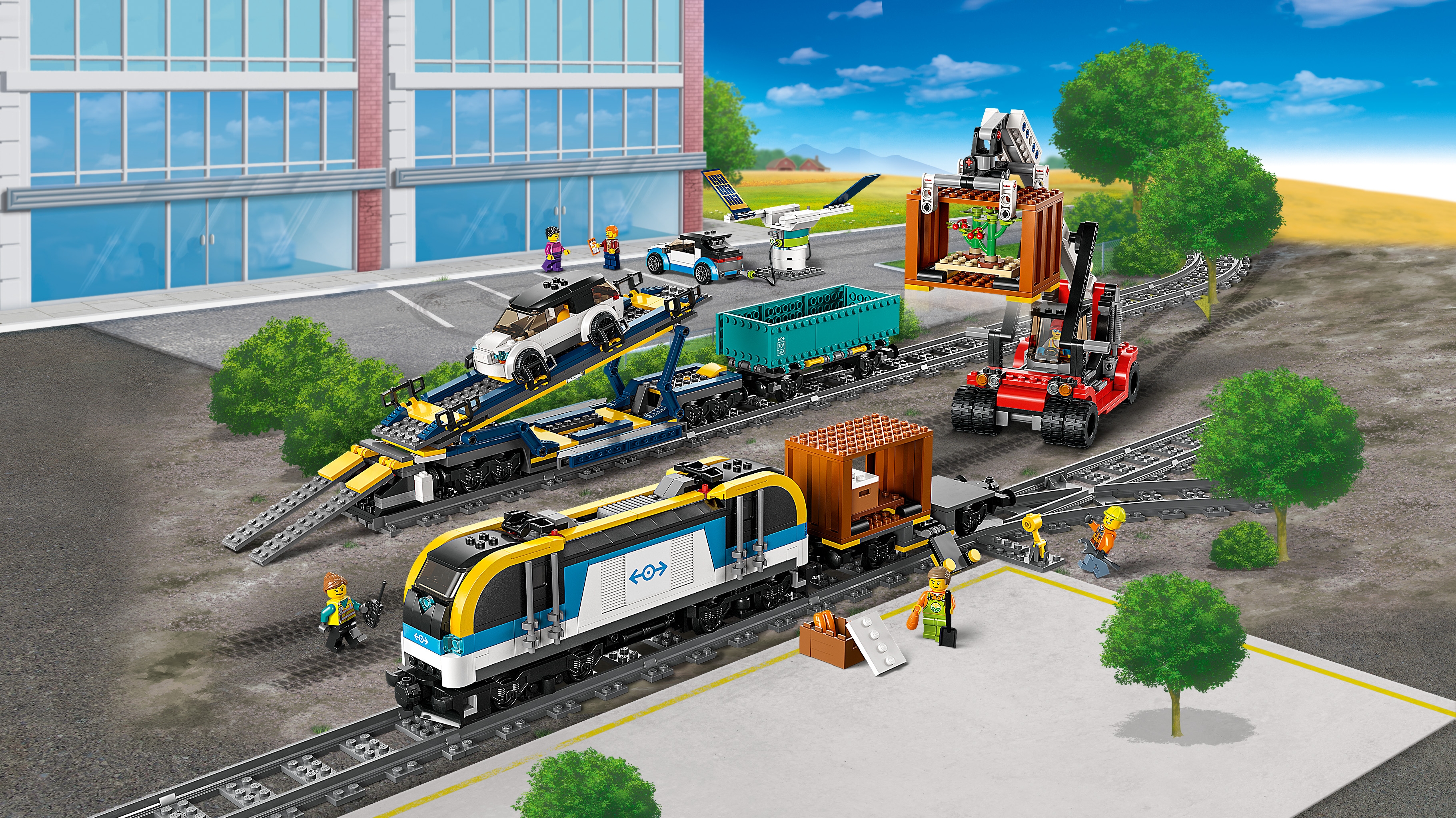 LEGO City Freight Train • Set 60336 • SetDB • Merlins Bricks