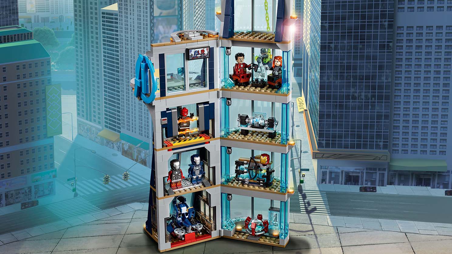 アベンジャーズ・タワーの決戦 76166 - レゴ®マーベルセット - LEGO