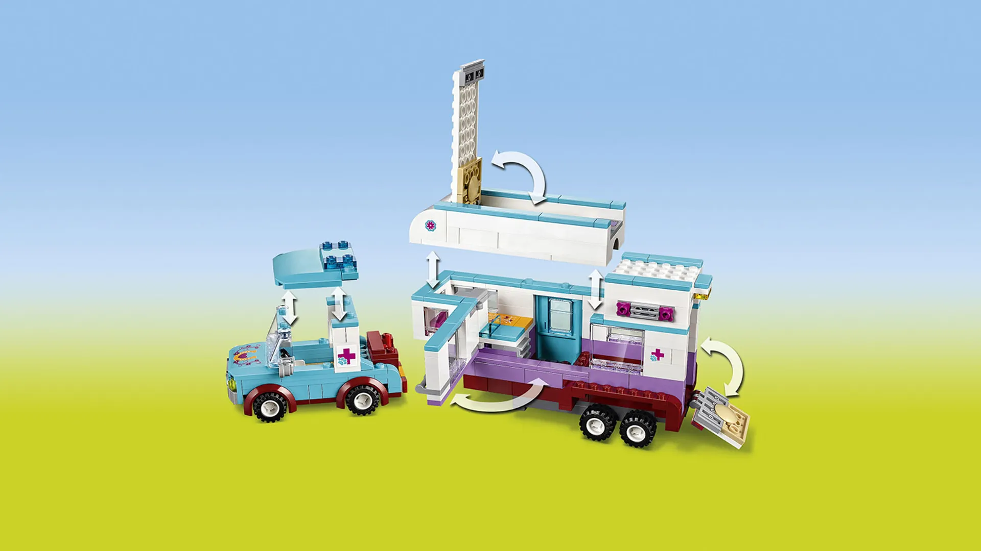 Horse Vet Trailer Videos for kids