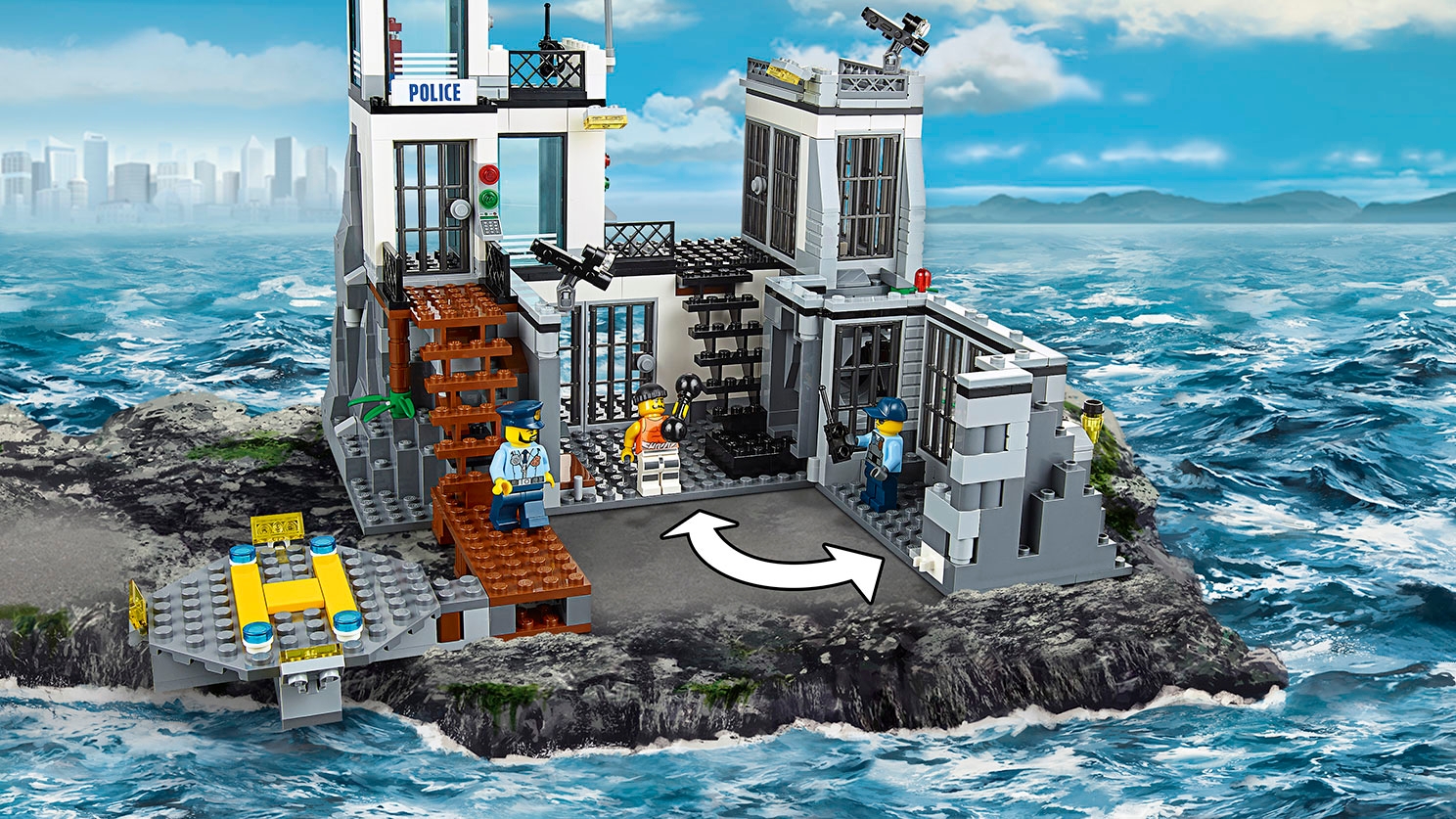hykleri Hæderlig manipulere Fængselsø 60130 - LEGO® City sæt - LEGO.com for børn