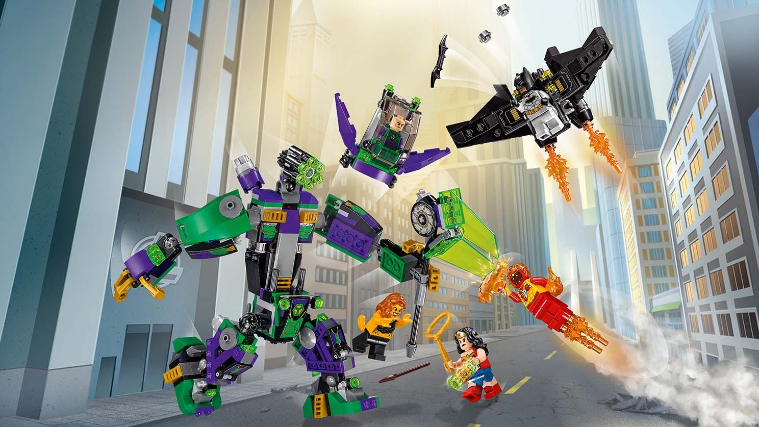 Opfylde rørledning over Lex Luthor™ Mech Takedown 76097 - LEGO® DC Sets - LEGO.com for kids