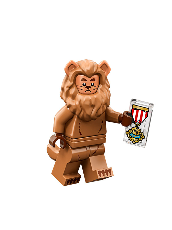Cowardly Lion - LEGO® Minifigures Characters  for kids