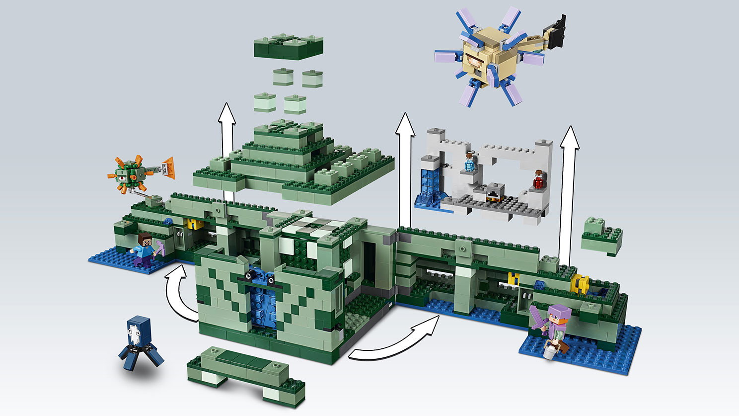 海底遺跡 21136 - レゴ®マインクラフト セット - LEGO.comキッズ