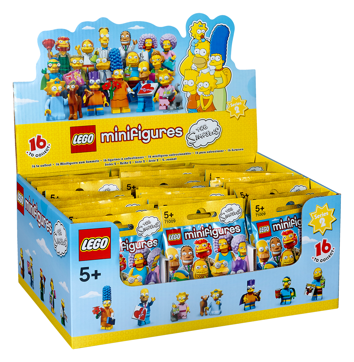 NUEVO ORIGINAL * THE SIMPSONS 2 MINIFIGURES LEGO MINIFIGURES 71009 NEW 