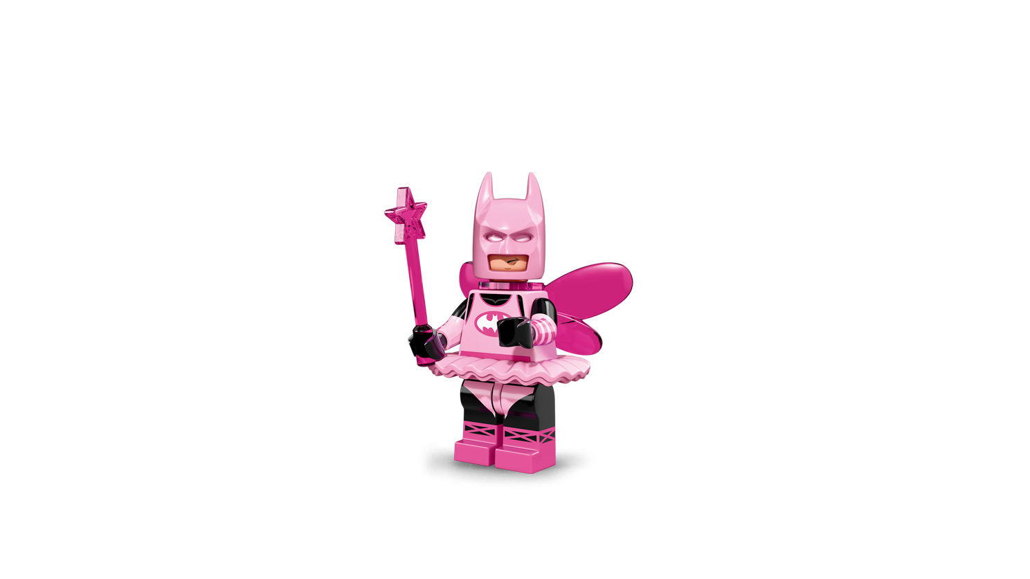 LEGO Set fig-001510 Batman, Bright Pink Suit, Bright Pink Cowl, Wings  (Fairy Batman)