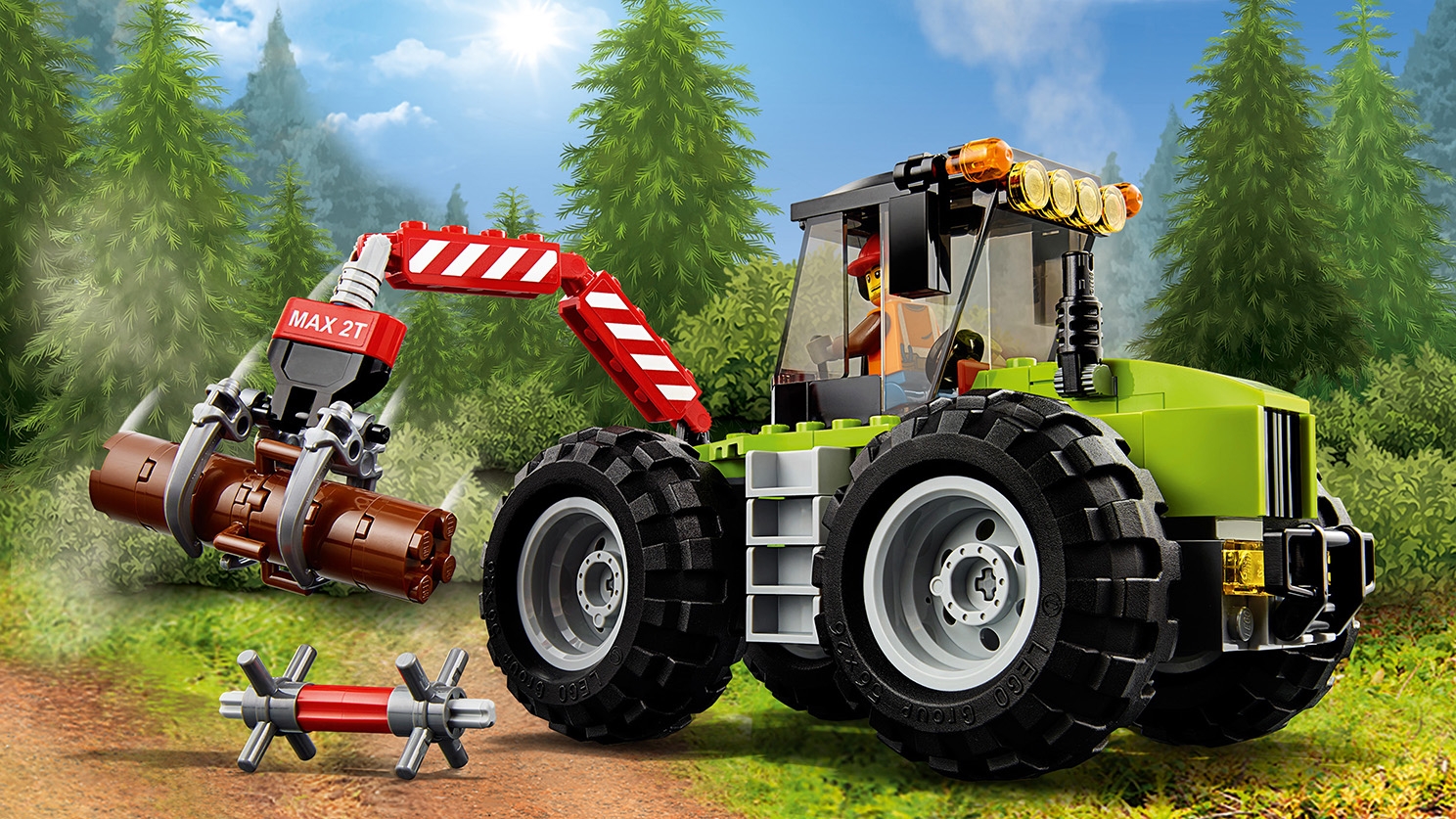 Forest Tractor 60181 LEGO® City Sets - LEGO.com for
