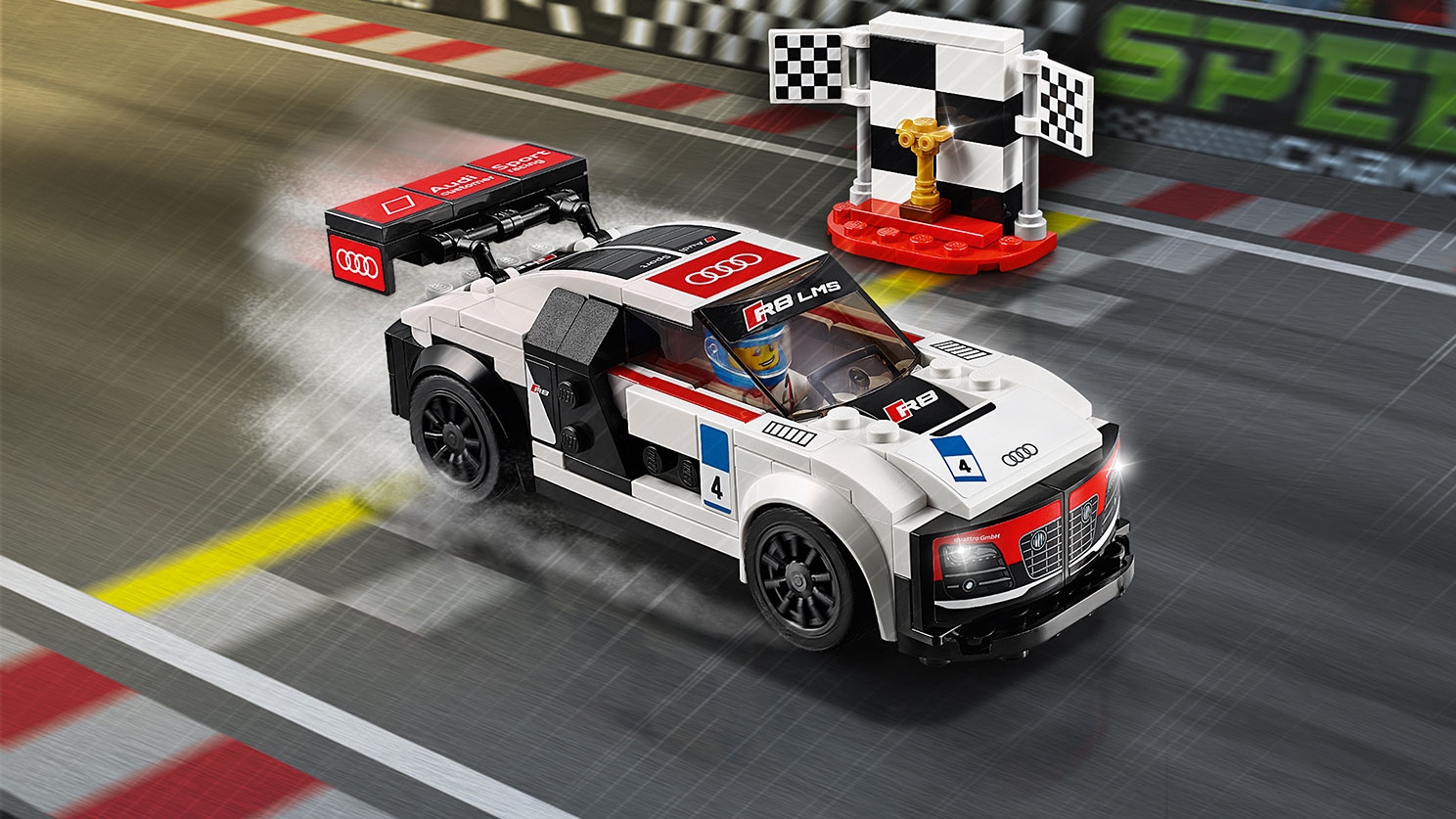Grape liquid rain Audi R8 LMS ultra 75873 - LEGO® Speed Champions Sets - LEGO.com for kids