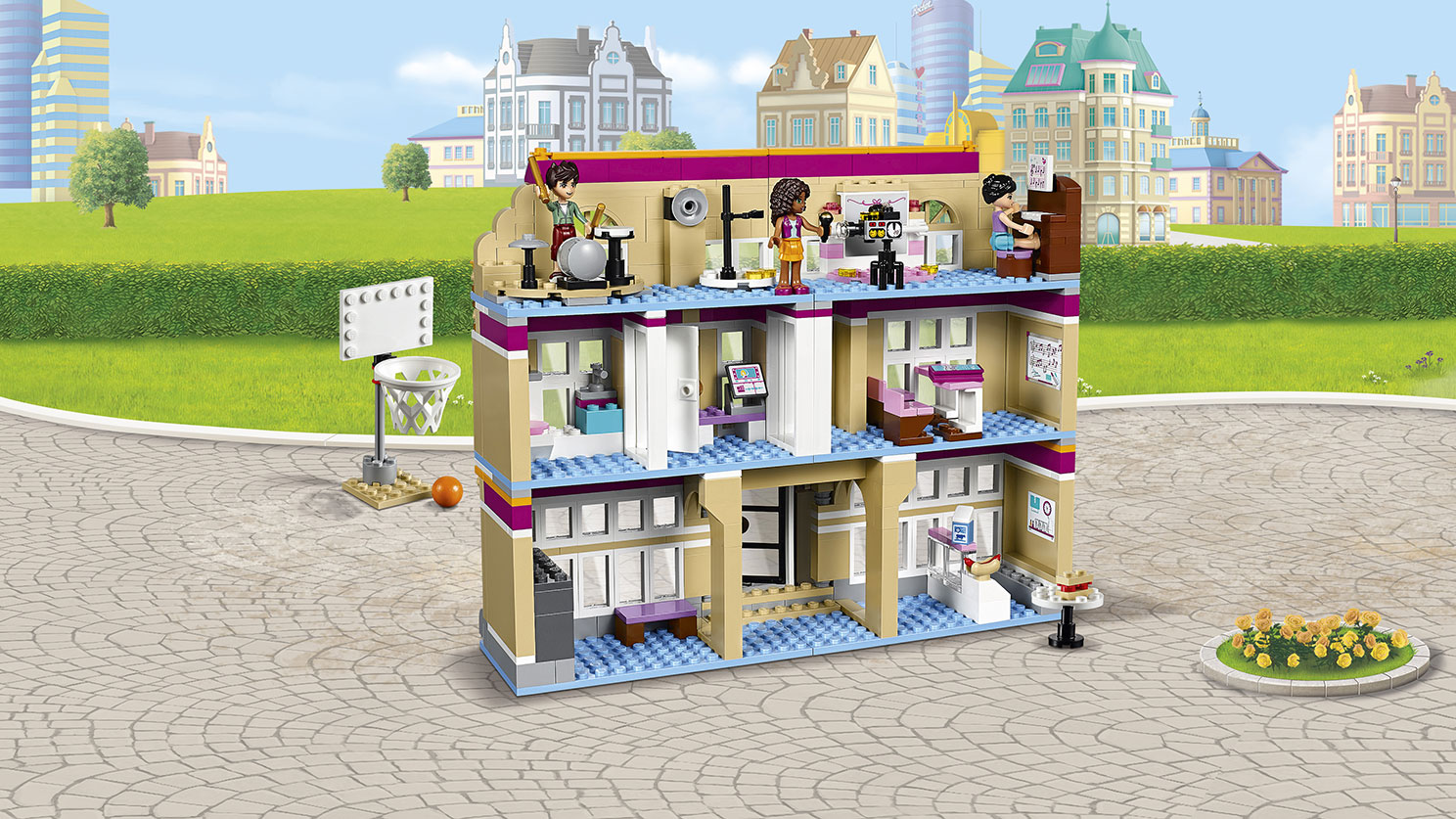 ハートレイクのミュージカルスクール 41134 - - LEGO.comキッズ