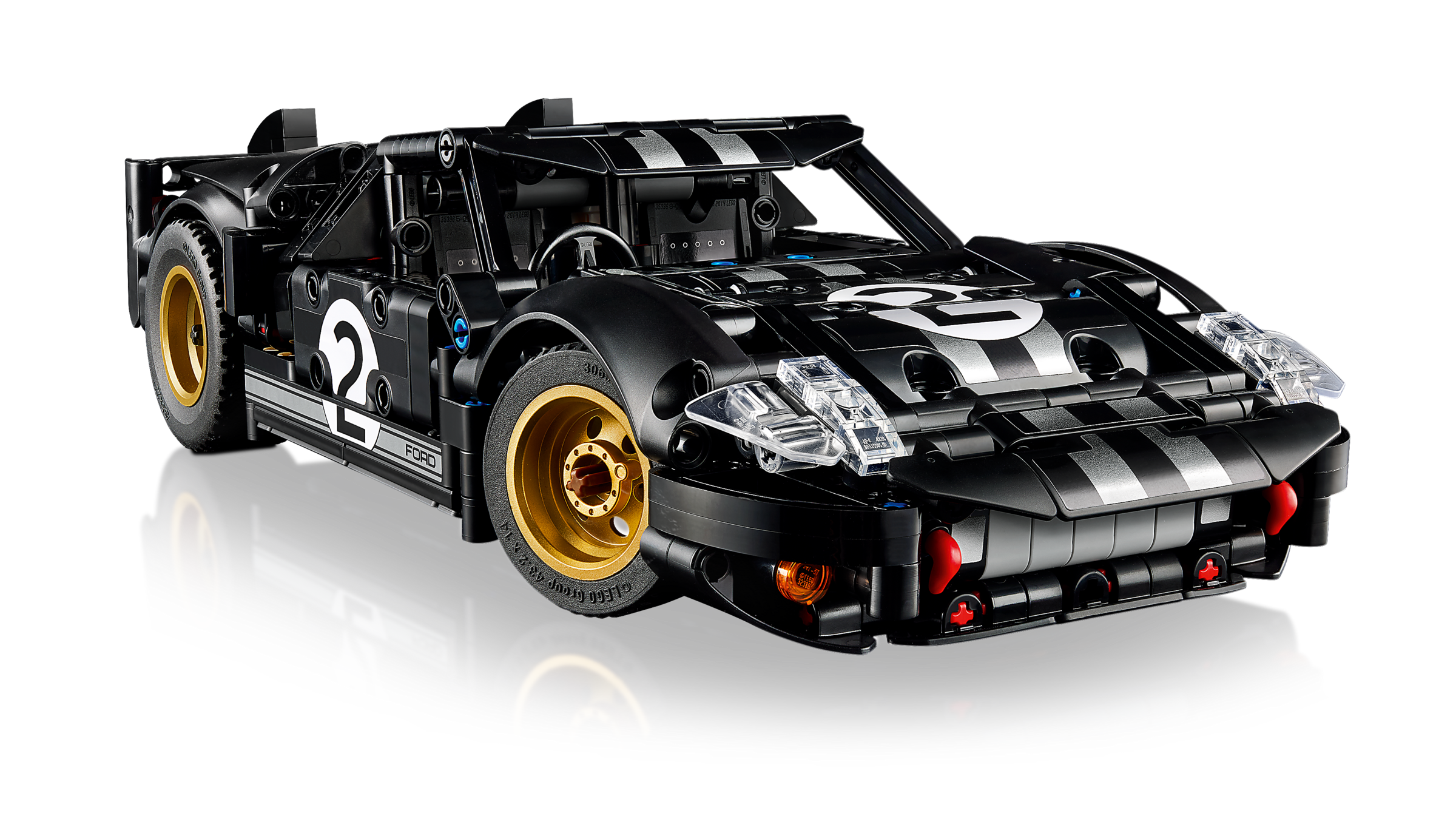 LEGO La voiture de course 1966 Ford GT40 MKII 42223, vue officielle du set