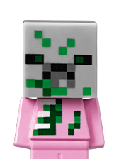 Micromob Zombie Pigman Minifigure with Golden Sword 21106 NEW LEGO Minecraft 