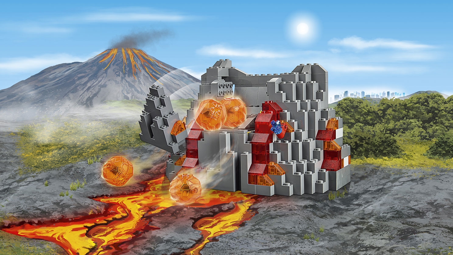 Vulkan – fragthelikopter 60125 - LEGO® City - LEGO.com for børn