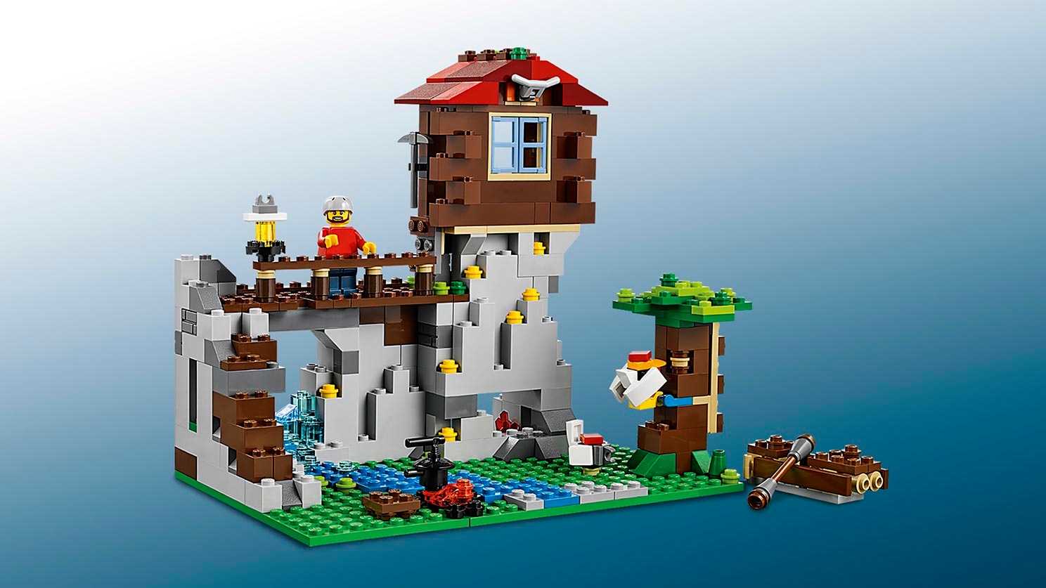 invadere Aubergine Gå vandreture Mountain Hut 31025 - LEGO® Creator Sets - LEGO.com for kids