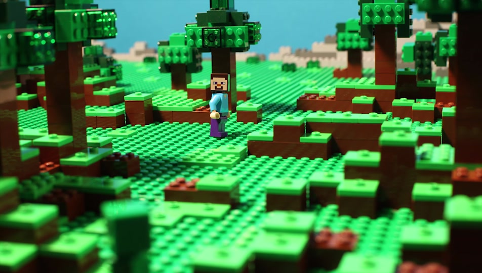 videos of lego minecraft
