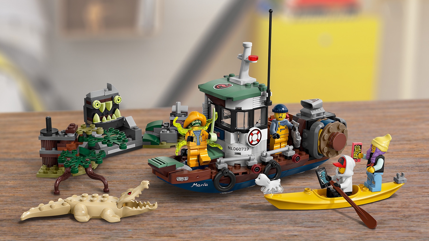 Details about   LEGO Jonas Jr Hidden Side 70419 Shrimp Boat NEW minifigure only mini fig 