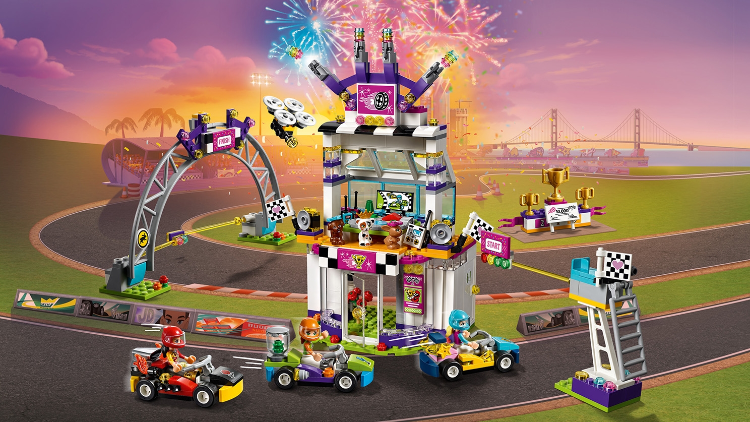 Disciplin Overvind lysere The Big Race Day 41352 - - LEGO.com for kids