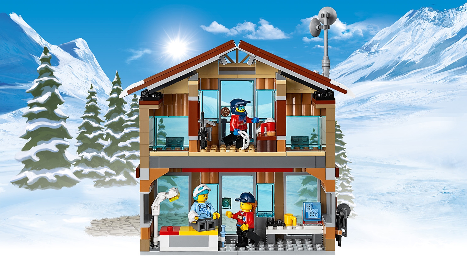 滑雪場60203 - 樂高® 城市系列盒組- LEGO.com 兒童專區